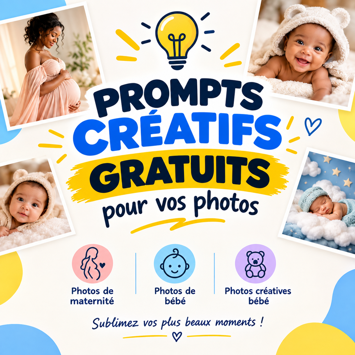 PROMPTS CRÉATIFS IA POUR LA MATERNITÉ