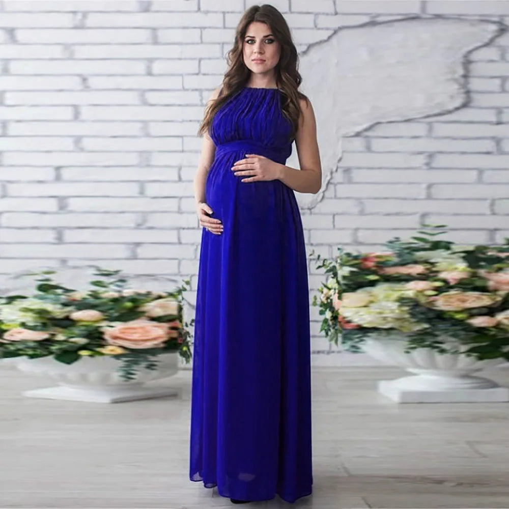 Robe de maternité d'été élégante : Confort et style pour mariages et occasions spéciales