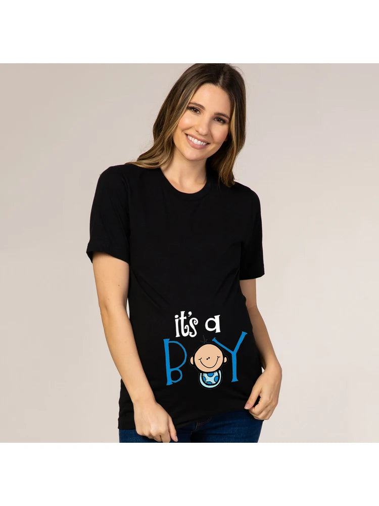 T-shirt de maternité collection humour et tendresse : Annoncez votre grossesse avec style, confort et une touche de fun