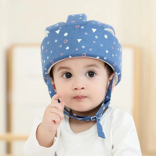 Casque de protection en coton pour bébé anti-choc : Sécurité et confort pour les premiers pas de votre enfant