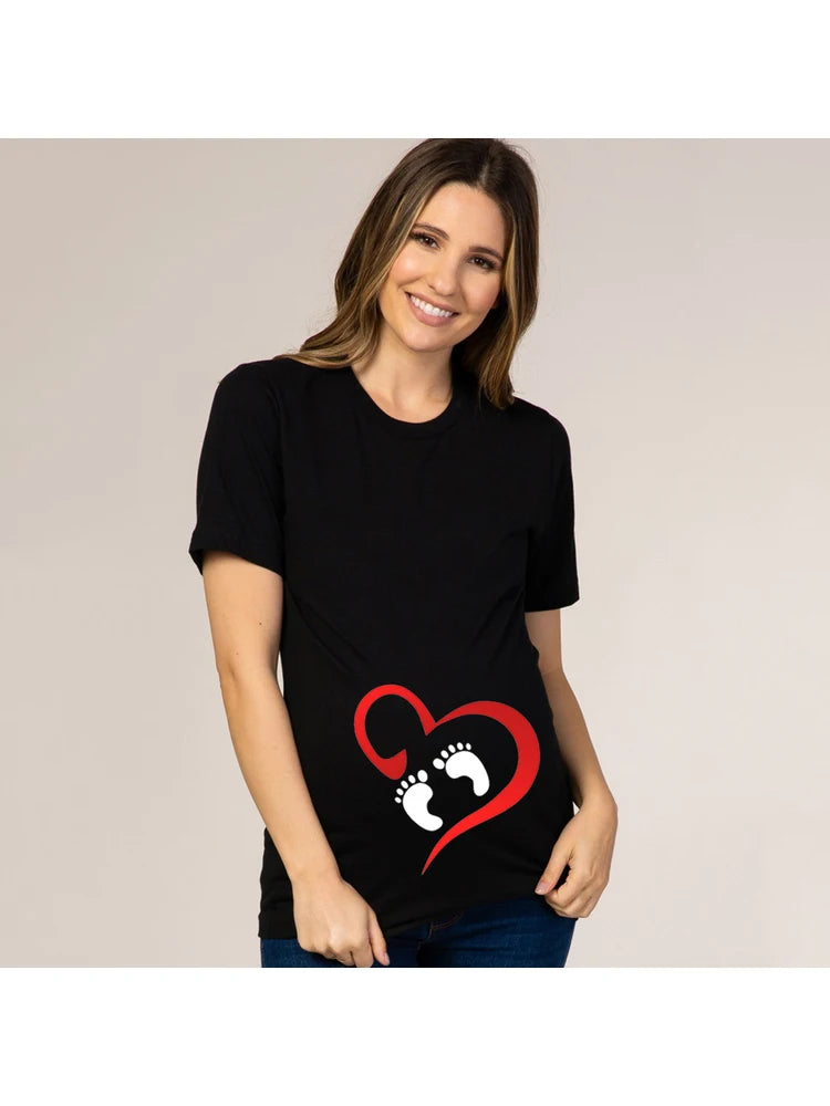 T-shirt de maternité collection humour et tendresse : Annoncez votre grossesse avec style, confort et une touche de fun