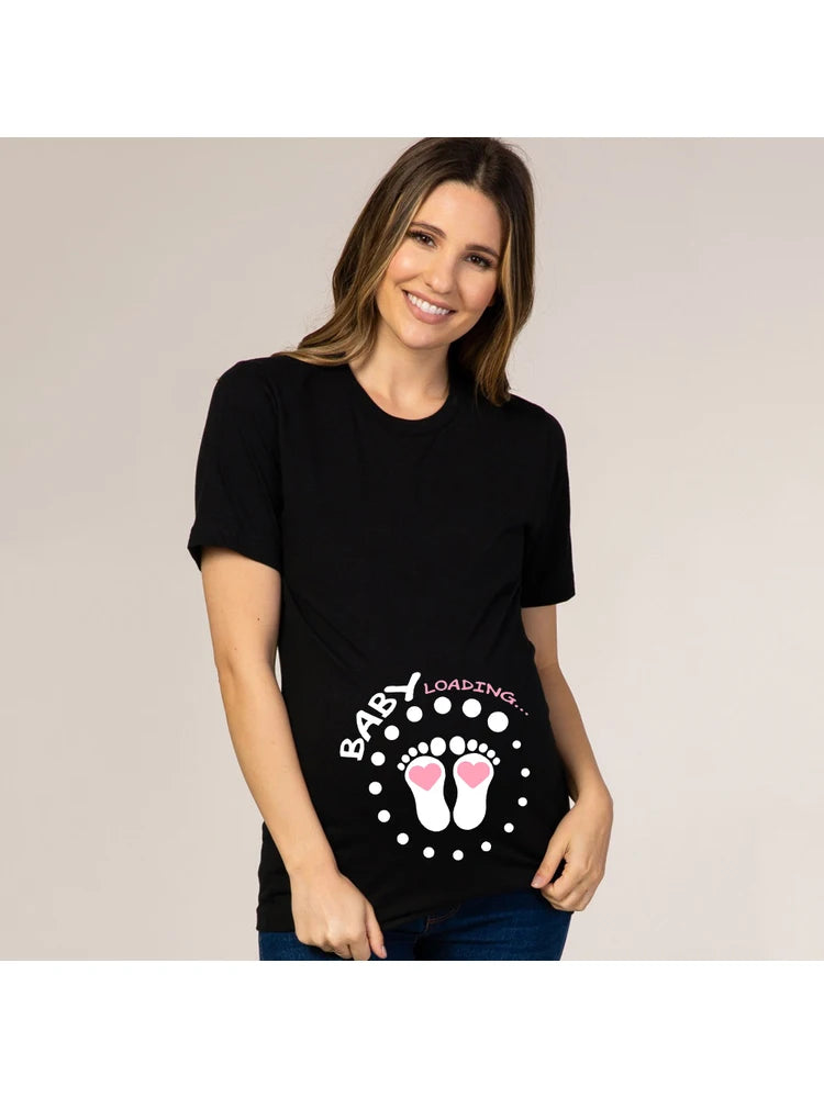 T-shirt de maternité collection humour et tendresse : Annoncez votre grossesse avec style, confort et une touche de fun