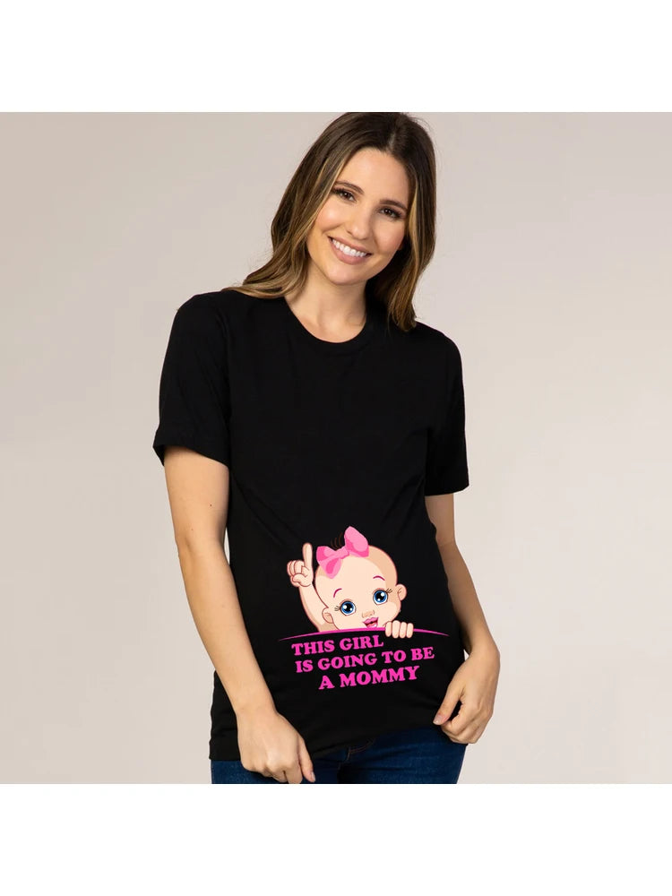 T-shirt de maternité collection humour et tendresse : Annoncez votre grossesse avec style, confort et une touche de fun