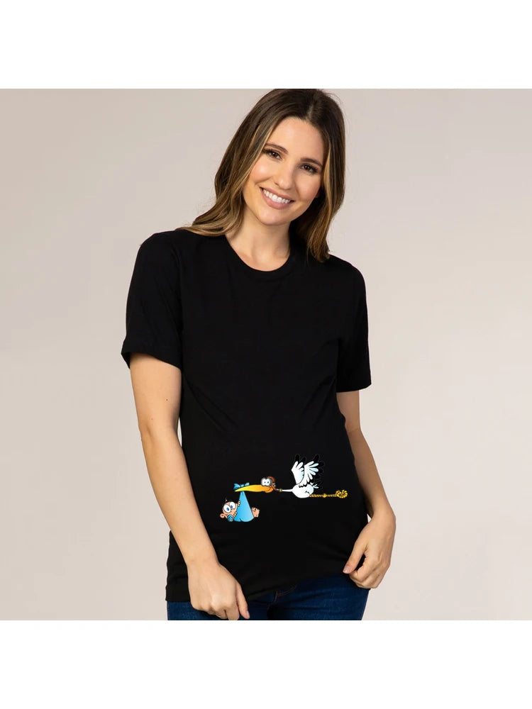 T-shirt de maternité collection humour et tendresse : Annoncez votre grossesse avec style, confort et une touche de fun